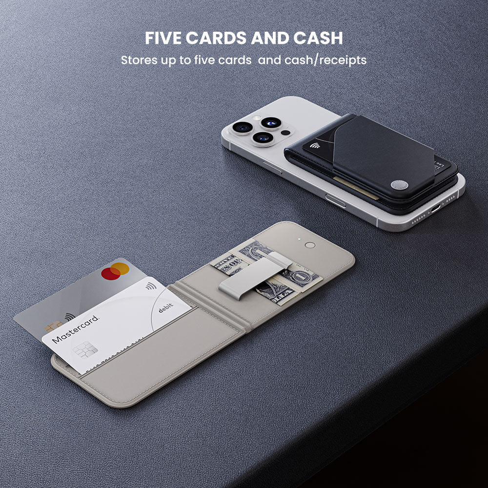 Loc8 Versa MagSafe Money Clip Wallet & Stand