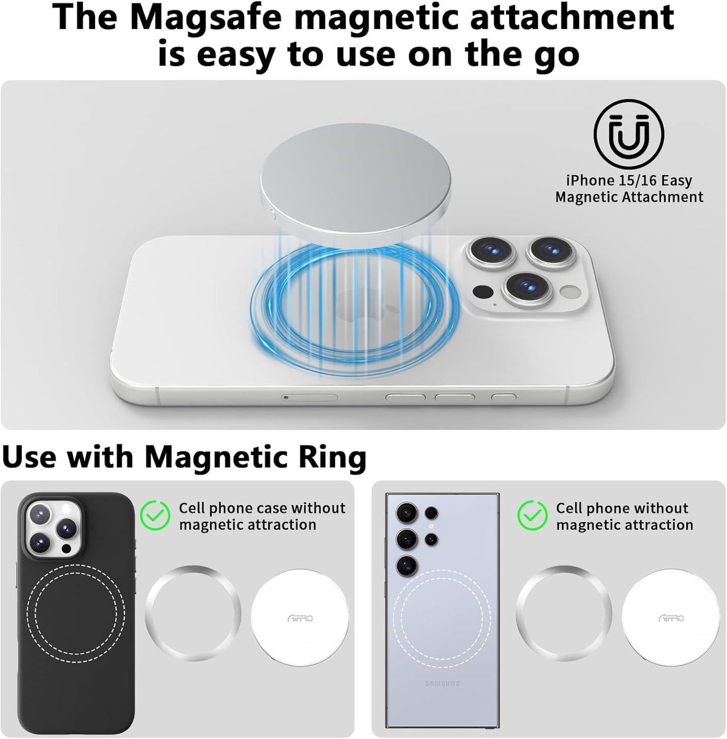 MAG SSD-for iPhone & Android MagSafe Portable SSD, Upto 2000MB/s-Type-C, SM2320